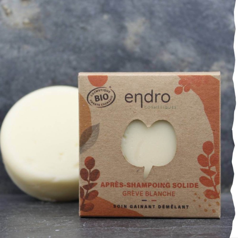 Après-shampoing solide grève blanche