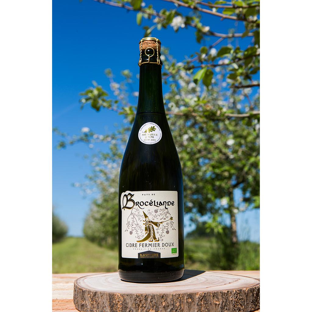 Cidre fermier doux 75 cl BIO 