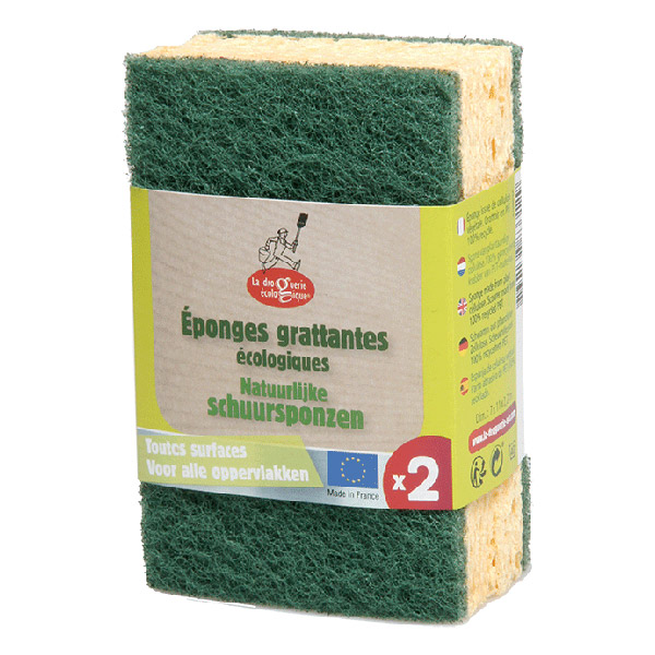 2 eponges gratantes écologique 