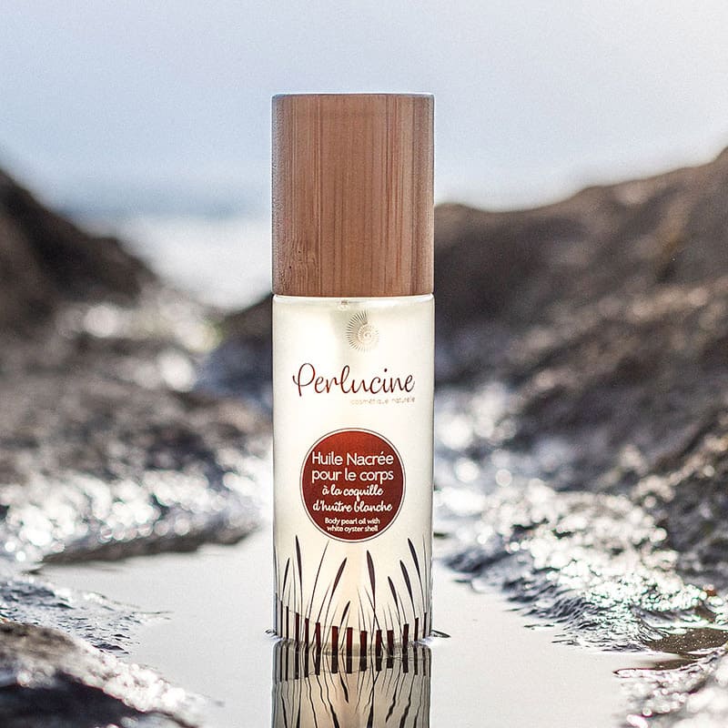 Huile nacré pour le corps 100ml perlucine