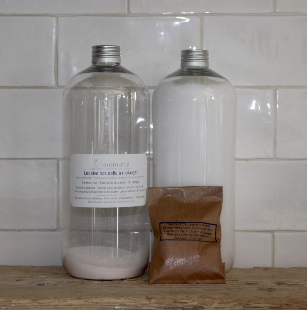 lessive à mélanger sachet 