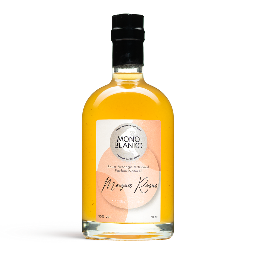 Rhum mangues raisins 35 cl