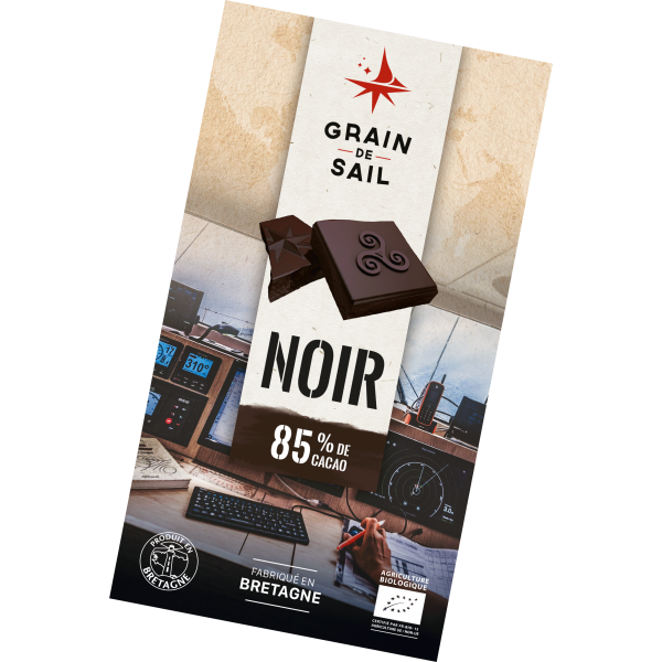 Tablette noir 85 % 100g decouverte