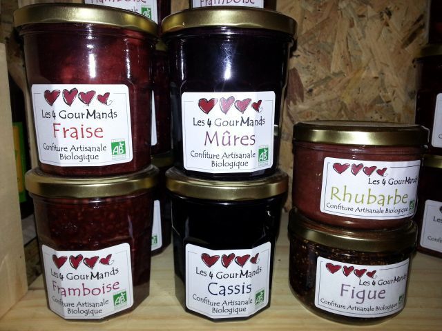 Confiture mandarine  les 4 gourmand 270g