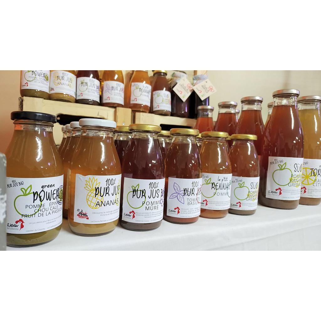 jus pomme myrtille 75 cl