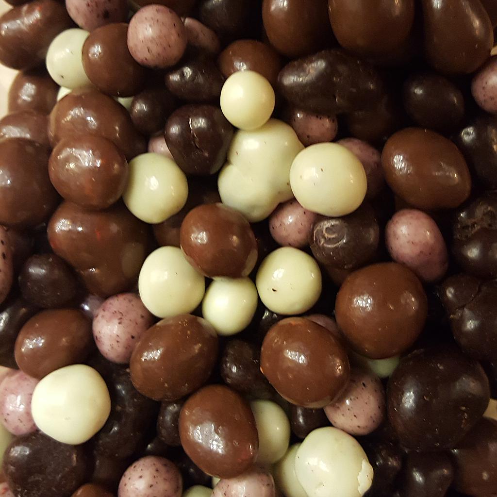 mix choco fruits rouges (fraise,framboise,myrtille)