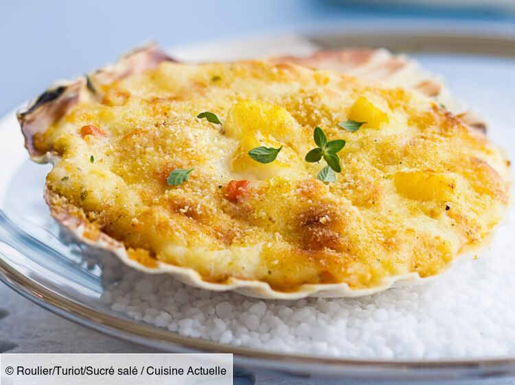 Coquille st jacque a la bretonne