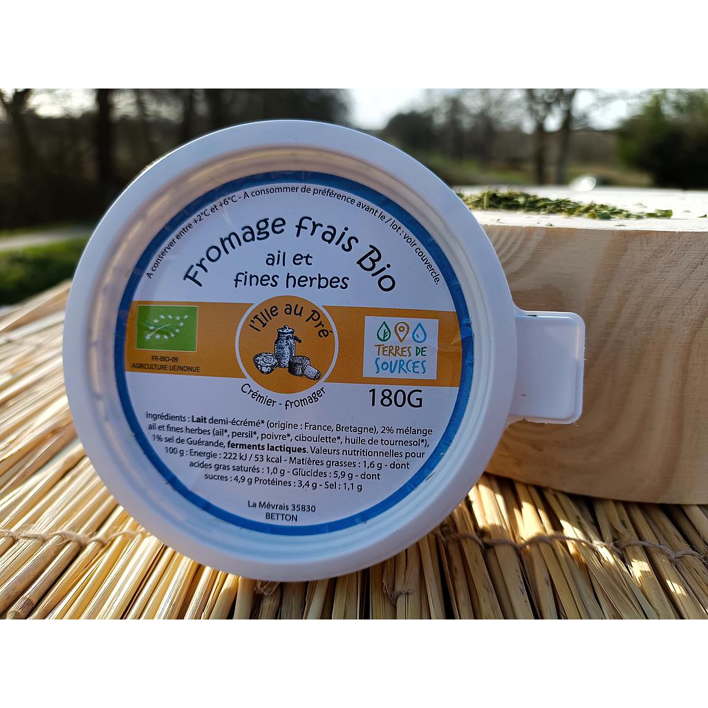 Fromage frais ail et fine herbe