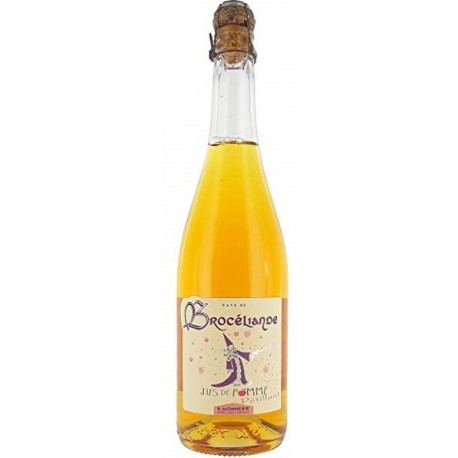 Jus de pomme pétillant Brocéliande 75 cl