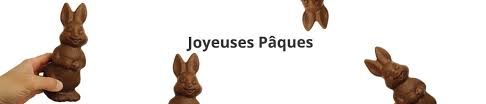 Moulage lapin ou poule chocolat noir 50g