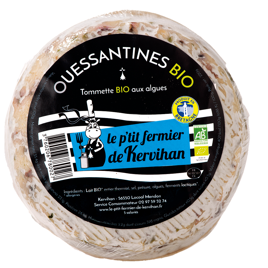 Tomme aux algues "Ouessant"