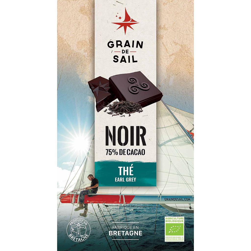 Tablette noir thé earl grey 100g