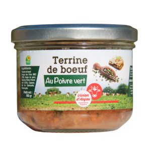 Terrine de boeuf au poivre vert