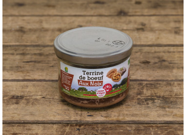Terrine de boeuf aux noix 