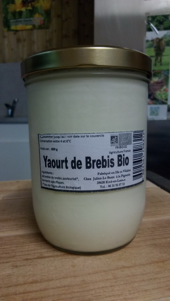 yaourt de brebis 800g 