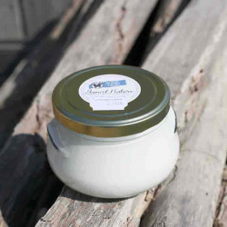 Yaourt nature 400g pot verre