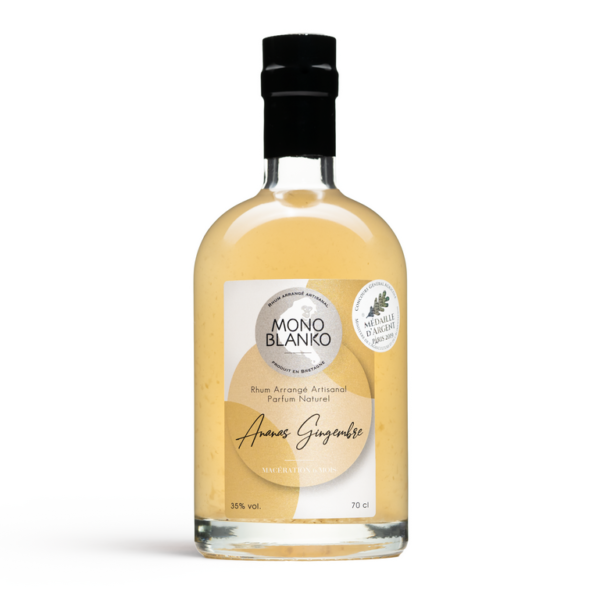 Rhum ananas gingembre artisanal 35cl