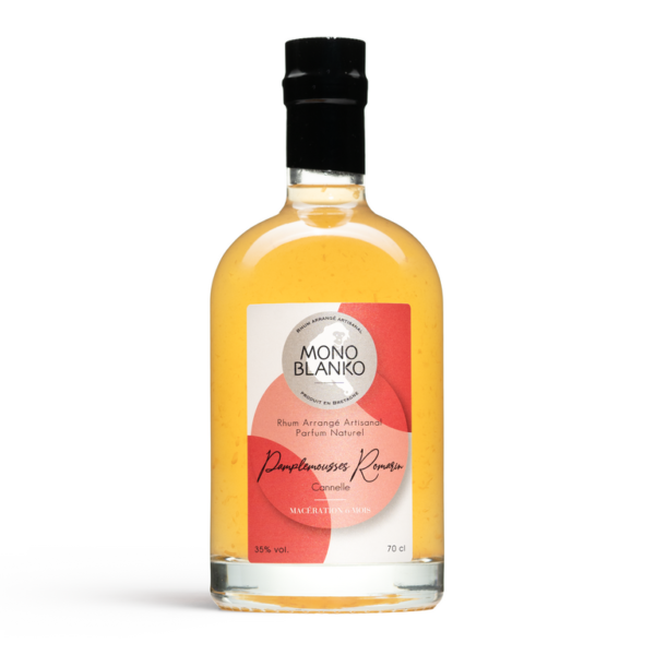 Rhum pamplemousse romarin artisanal 70 cl