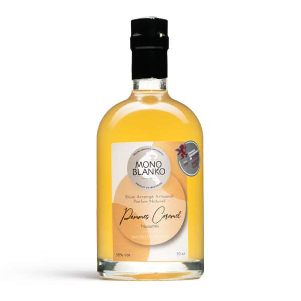 rhum pomme caramel artisanal 35 cl
